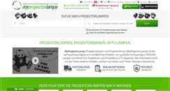Desktop Screenshot of meinprojektorlampen.ch