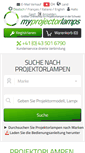 Mobile Screenshot of meinprojektorlampen.ch